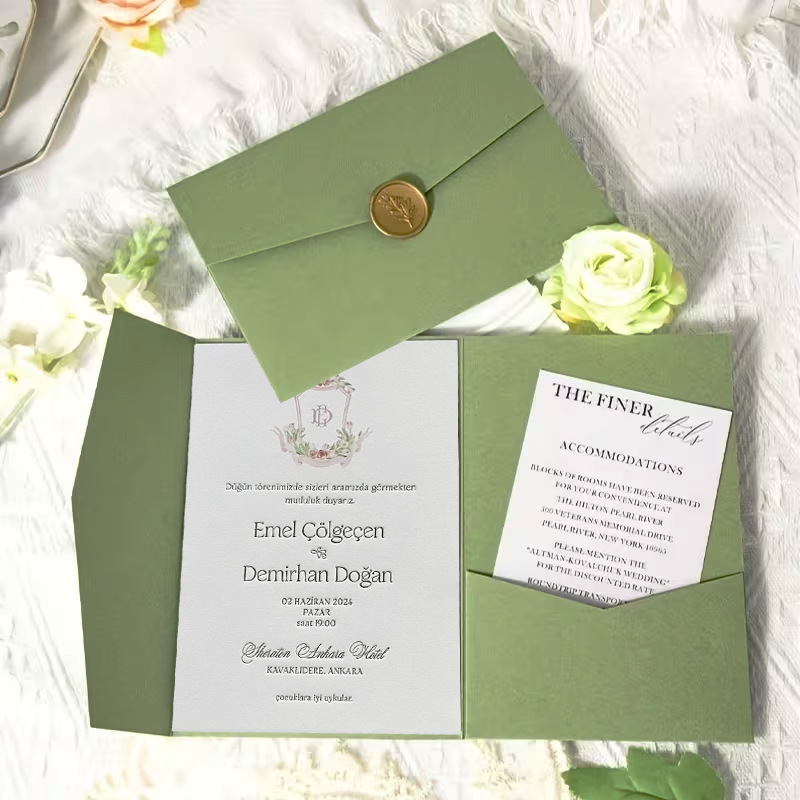 10pcs/lot Tri-fold Envelopes G - Wax Seal Letter Kit 评论和价格