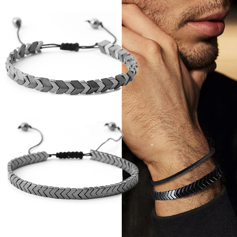 Fashion Hematite Bracelet Ener - Coordinates Bracelet 评论和价格