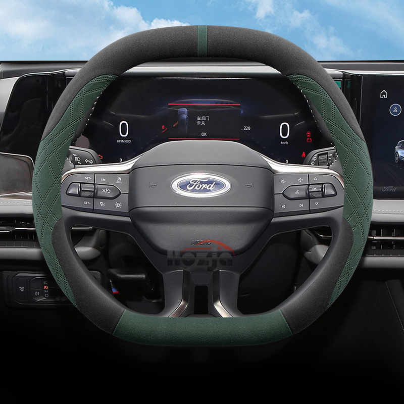 Suede Car Steering Wheel Cover - Custom Map Poster 评论和价格