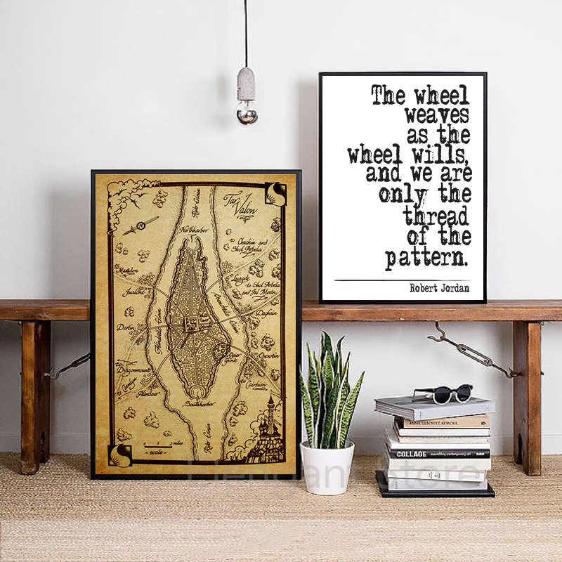 The Wheel of Time Map Poster P - Custom Star Map 评论和价格