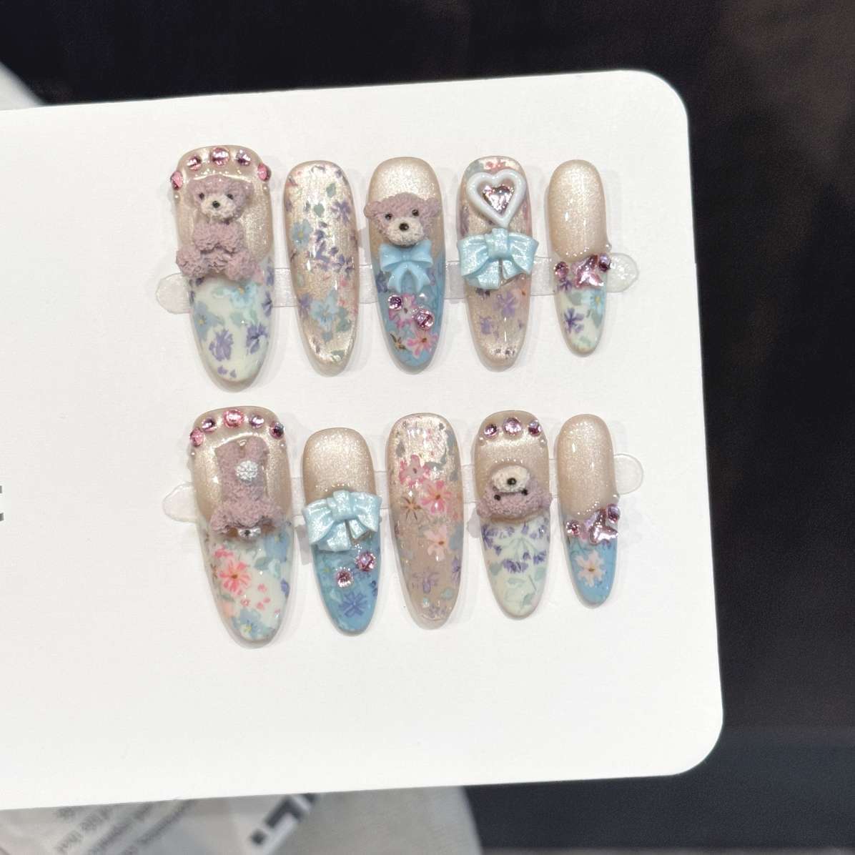 10Pcs Pure Hand-Pressed Oval N - Pressed Flower Art 评论和价格