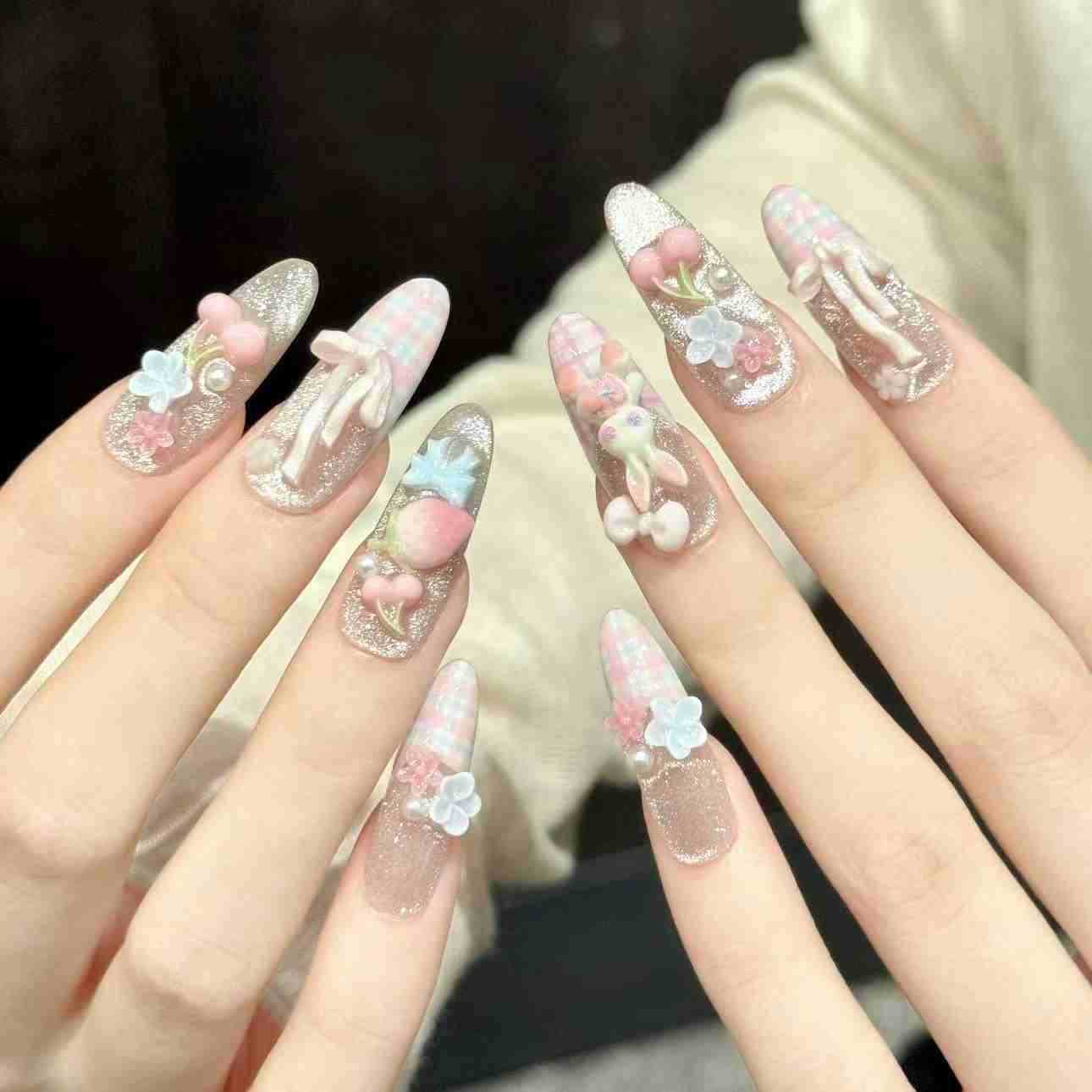 10Pcs Pure Hand-Pressed Oval N - Pressed Flower Art 评论和价格