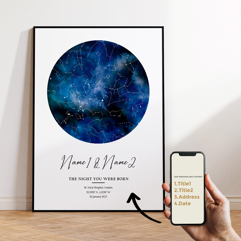 Modern Custom Personalized Nig - Custom Map Poster 评论和价格