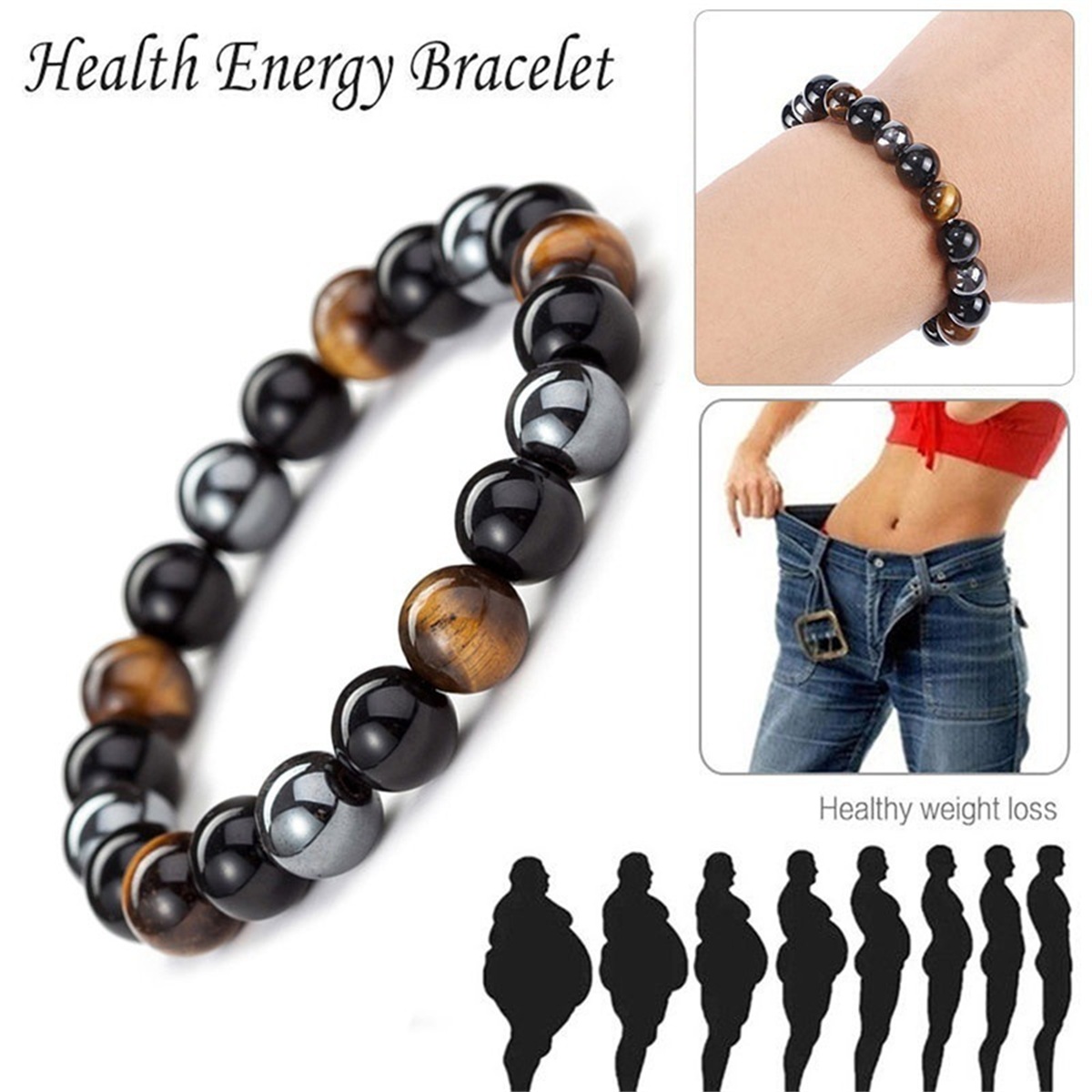 Man Bracelets Magnetic Hematit - Coordinates Bracelet 评论和价格