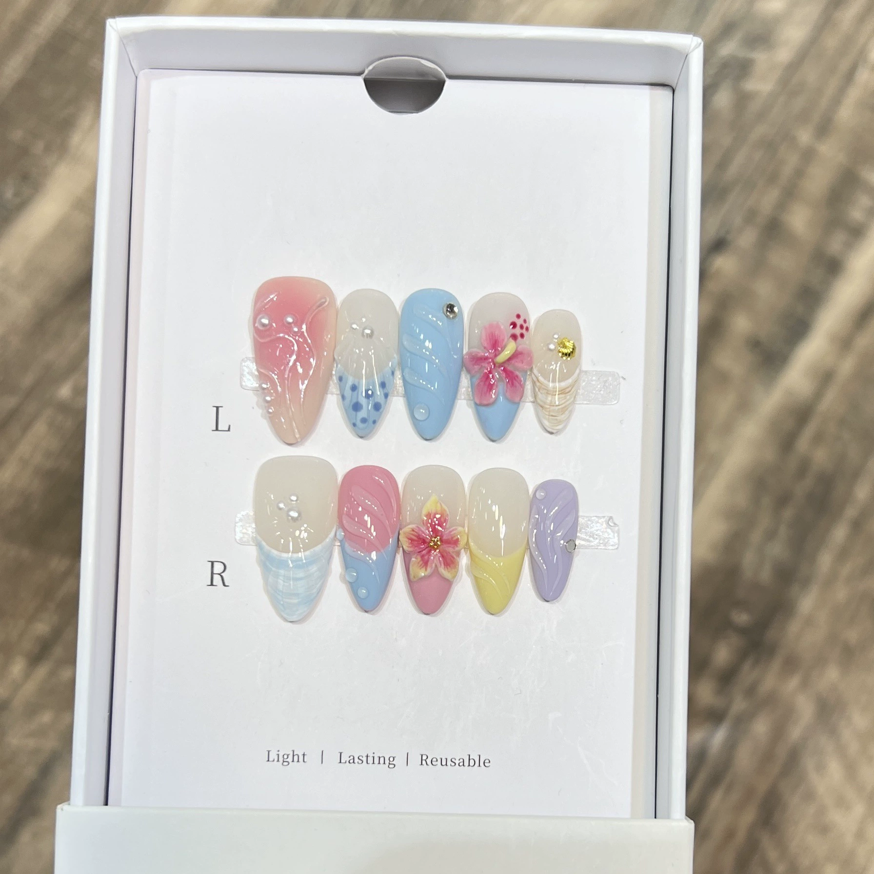 10Pcs Milky Nude Gentle Handma - Pressed Flower Art 评论和价格