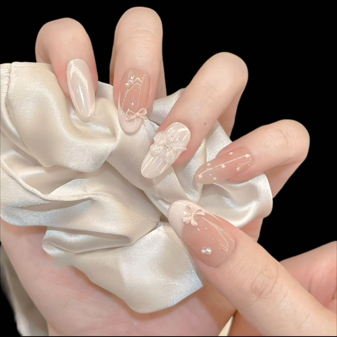 10Pcs Milky Nude Gentle Handma - Pressed Flower Art 评论和价格